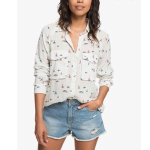 Juvia Long Sleeve Viscose Shirt Size Small